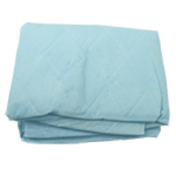 Disposable Grey Blanket 100% Polyester 40" x 90", 24/Cs - Disposable Blue Non-Woven Blanket, 30/Cs