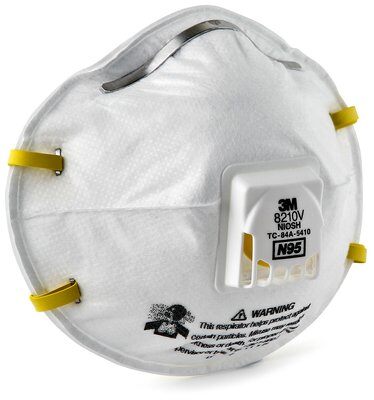 3M Cool Flow Particulate Respirator N95 with Cool Flow Valve, 10/Bx