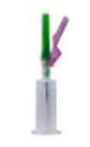 Eclipse Blood Collection Needle 21g x 1.15 w/Attached Holder - Eclipse Blood Collection Needle 22g x 1.15 w/Attached Holder, Cs