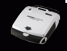 LIFEPAK Express Semi-automatic. Incl 1 pair of QUIK-Pak electrod