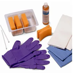 Kendall Wet Skin Scrub Trays, w/Wing grip Sponge, 20/Cs