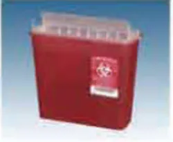 5 Qt Container, Red, Fits Wall Cabinet, EA