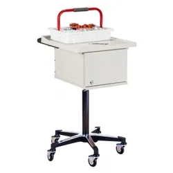 Phlebotomy Cart w/2 Bin Cabinet