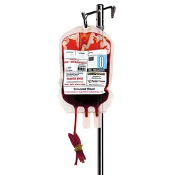 Simulated Red Blood Bags, 450mL