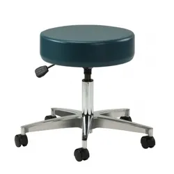 5-Leg Pneumatic Stool, Aluminum Base