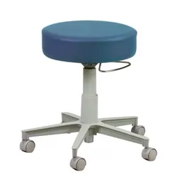 5-Leg Pneumatic Stool, w/Powder Coated Aluminum Base