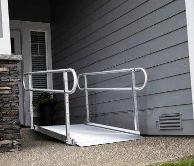 Gateway Ramp With Handrails, 10 Ft