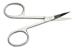 Manicure Scissors, Stainless Steel, 3.5, Curved