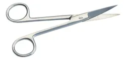 Operating Scissors, SS, Curved, 4 1/2 to 6 1/2, S/B --- 4 1/2