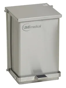 Square Stainless Steel Waste Receptacle 24Qt To 48Qt----24Qt SS